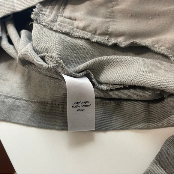 Maurices 100% Cotton Green Camo Cinched Waist Military Jacket Medium Women’s - Picture 11 of 12